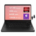 HDMI HDMI eMMC Card Series DDR4 3015e Black Ideapad Radeon Pro Graphic Win10 14 2 AMD | Gen 128GB 3000 HD AMD Processor 14" 4GB | 64GB | Cable | + SD 14W Display Laptop Anti-Glare Business