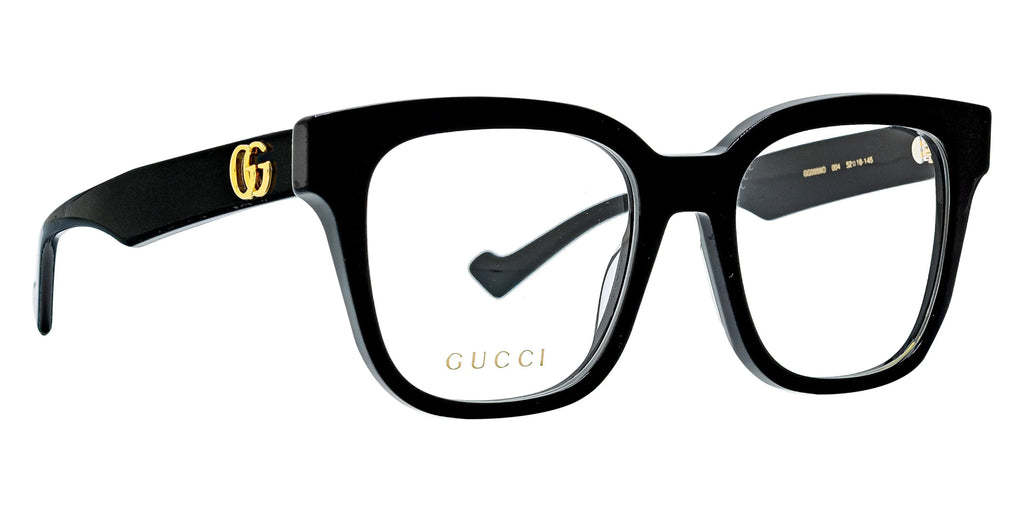 Gg0958O Black-Black-Transparent Optical Clear Women