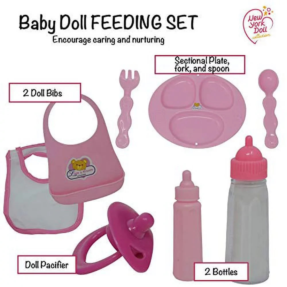 28 Accessories, Collection New Feeding The Doll Bag Pieces Diaper Doll and York