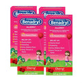 Allergy 8 Children's (Pack Cherry Liquid oz of Benadryl 4)