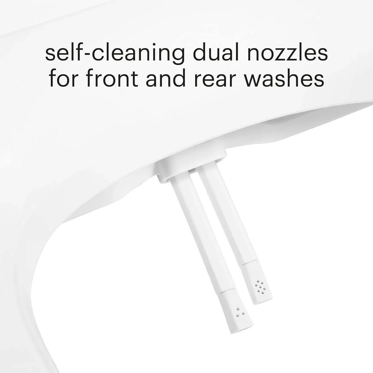 Brondell White Round Bidet Ecoseat Swash System