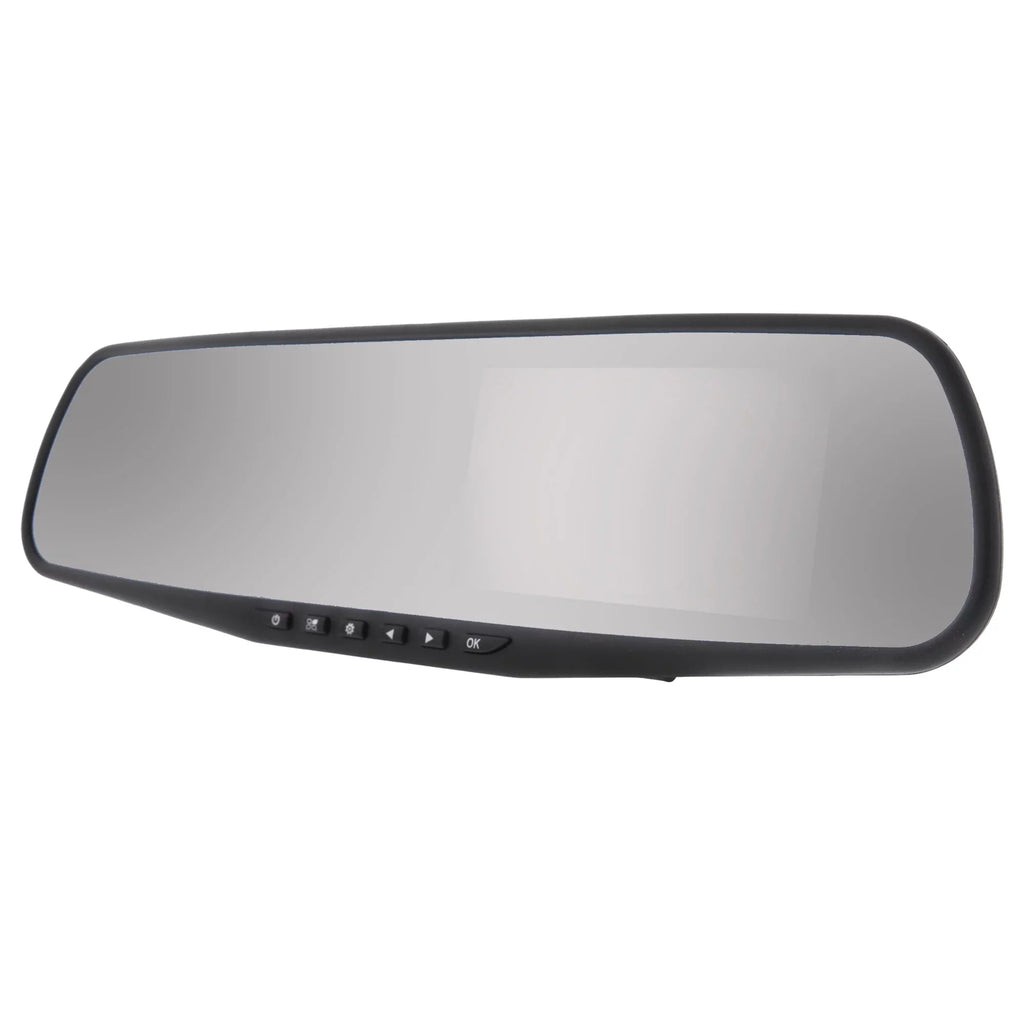 HD View, Screen, Backup Inch Instant Of Direction/Field Camera, Mirror 4.3 Rearview 720P LCD Card Included Motion 16GB Armor Dash All and Storage