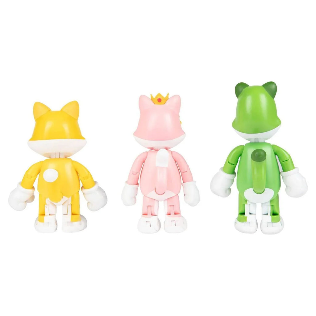 World Pack Figure Luigi Mario Mario Cat Fury Toy Multi Peach 3D Super Browsers