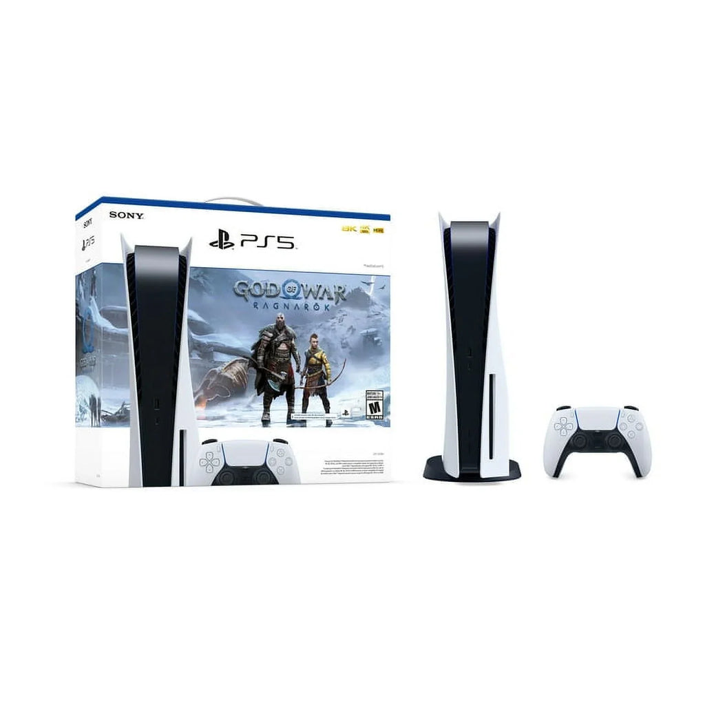 War(GOW) with PlayStation_PS5 God TEC Console Bundle New of Ragnarök (Disc Version) Gaming