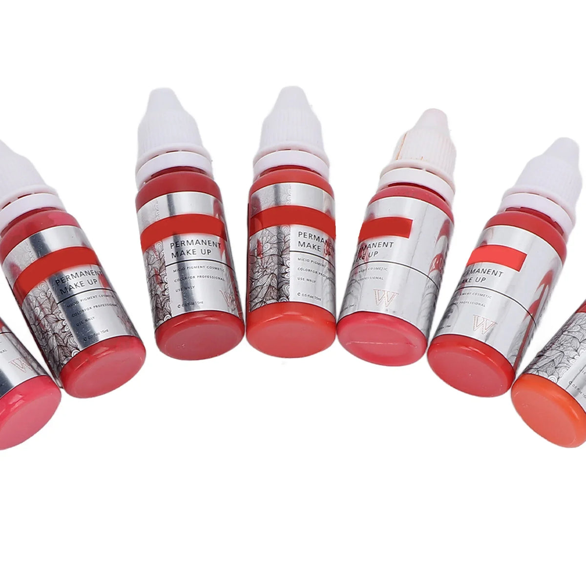 Microblading Color Ink Permanent 8pcs Tattoo Semi Lip Pigment 120ml Makeup