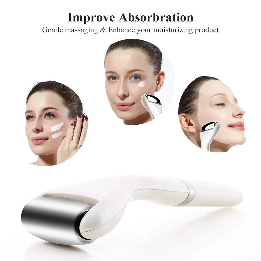 with Face Roller Stainless Body Steel Anti-Aging Massager TOUCHBeauty