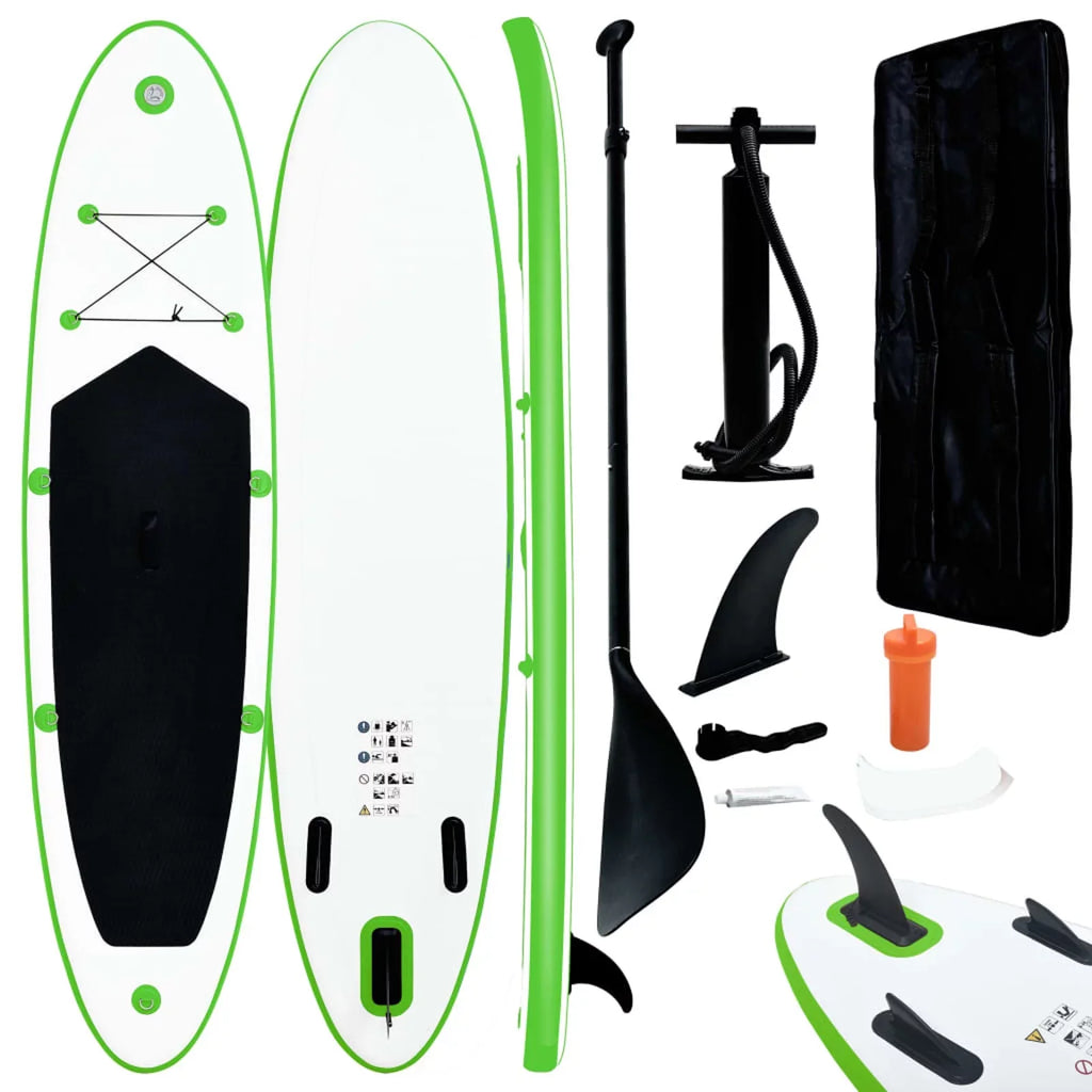 Oar, Kit Surfing Bag and Surfboard Set Inflatable Carrying Fin, Hand Dcenta Beach Pump, Paddle with Board Board Adults for
