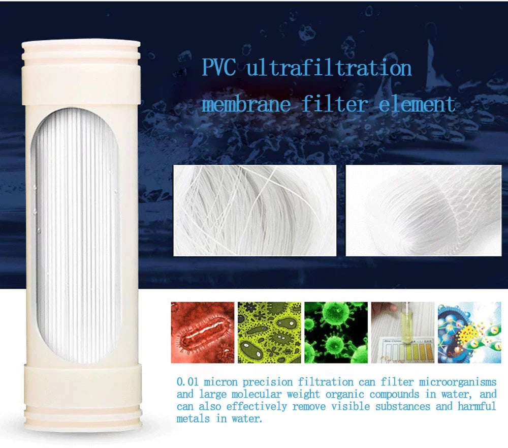 304 0.01um Housing Filter 1000L/H PreAsion liquid Steel liquid Purification Stainless Household Vertical