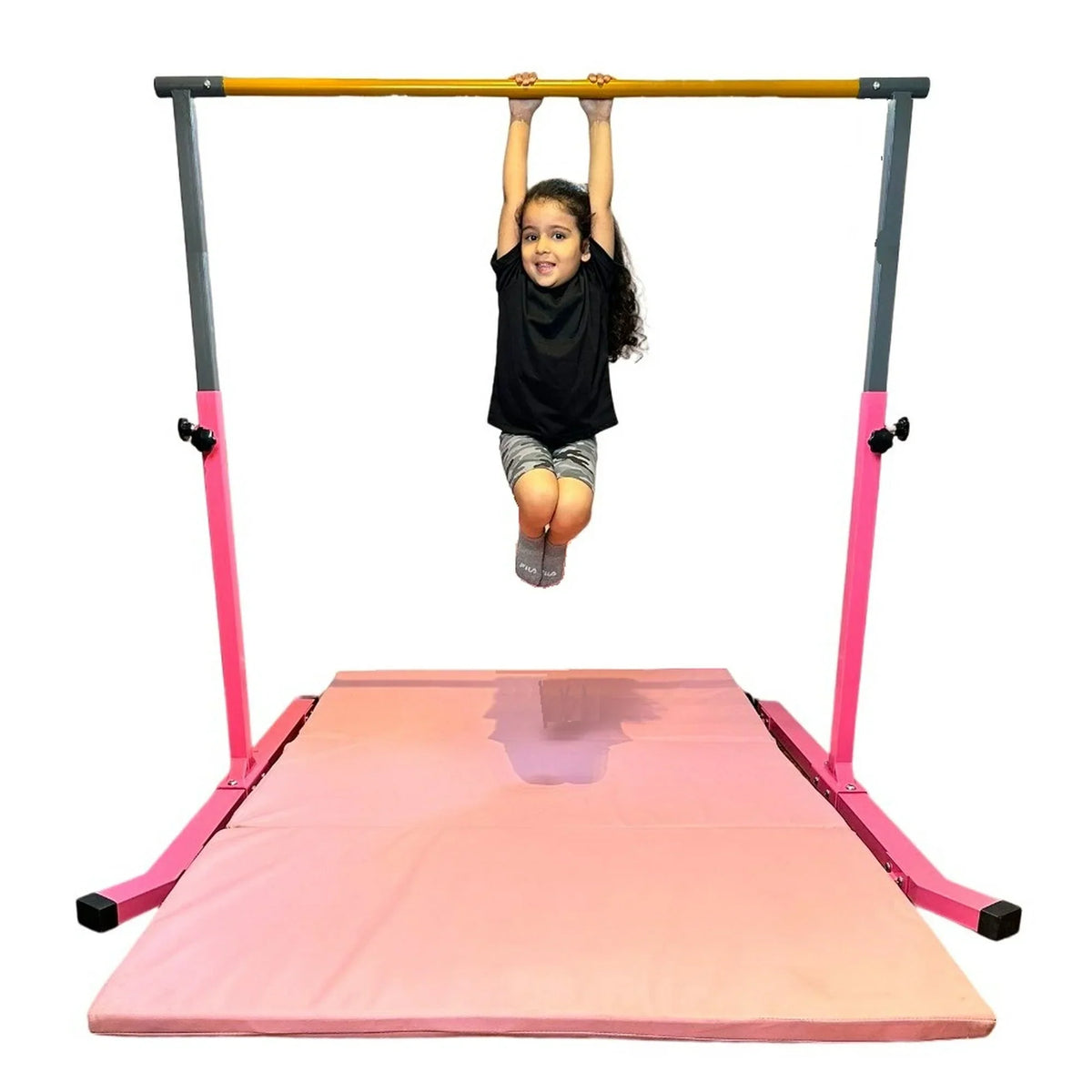 Kip Bar: Training, Star-TD Gym Adjustable Gymnastics FT, 5 Heavy Junior Home Equipment Duty, 3-5 Pink