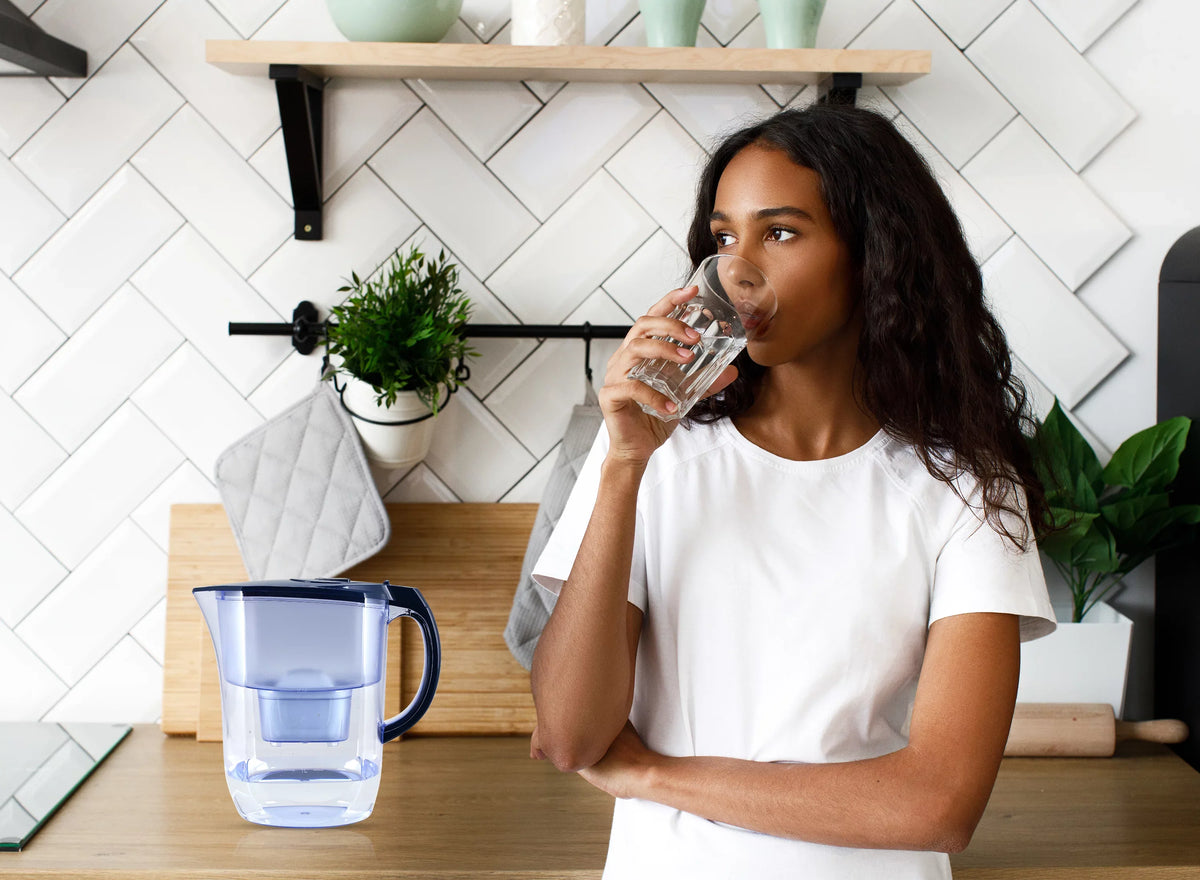 EHM Toxin-Free liquid & - Healthy & System - Filter & Energy Anti-Bacterial 3.8L Minutes BPA Free Ionizer liquid Healthy, Levels Clean Your Pitcher Pure Immune Alkaline Boost In liquid - -