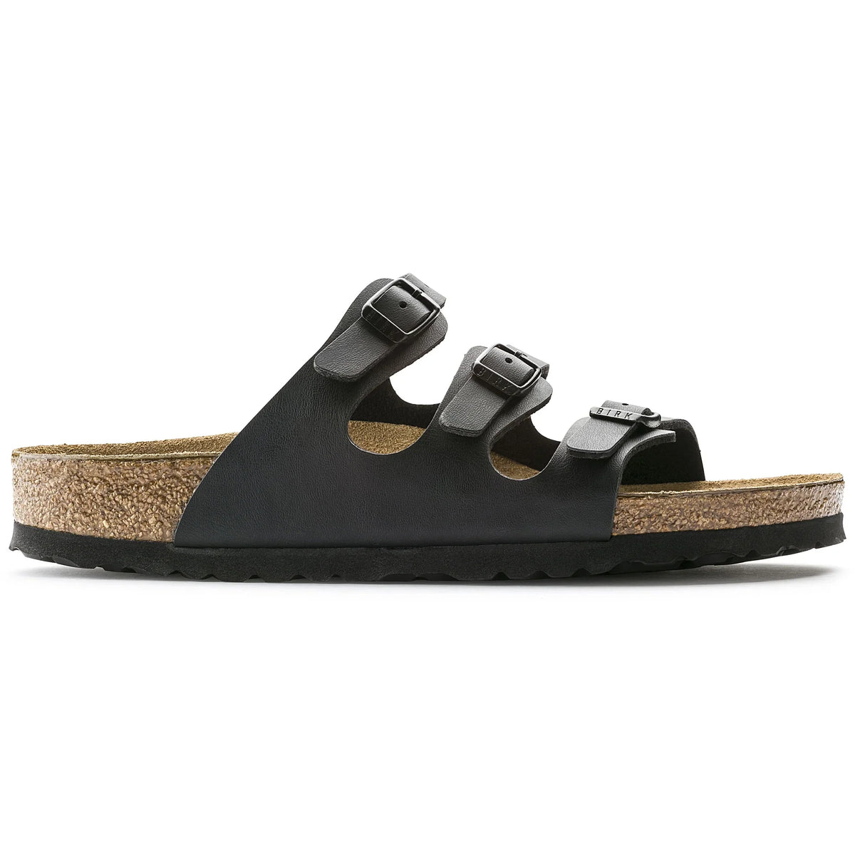 8-8.5 Sandal Florida Footbed 0053011 BIRKENSTOCK Black - BFL Narrow BLACK Women's Soft Birko-Flor