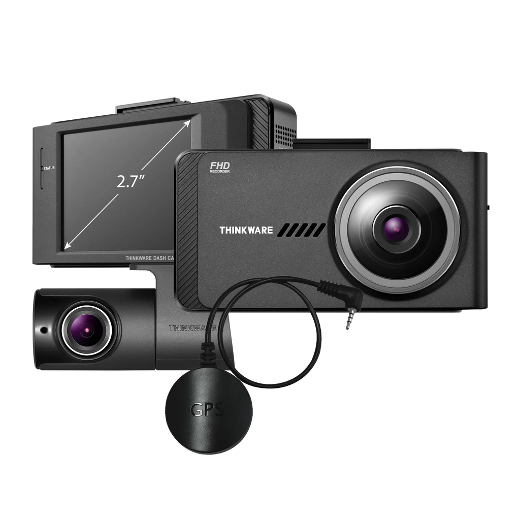 Dashboard Night Cars, 16GB, and Mode Sensor, Recorder W/ Dual Cam THINKWARE Car G-Sensor, Camera Optional FHD, Parking Rear 1080P for X700 Camera GPS, with Dash Front Camera Vision,