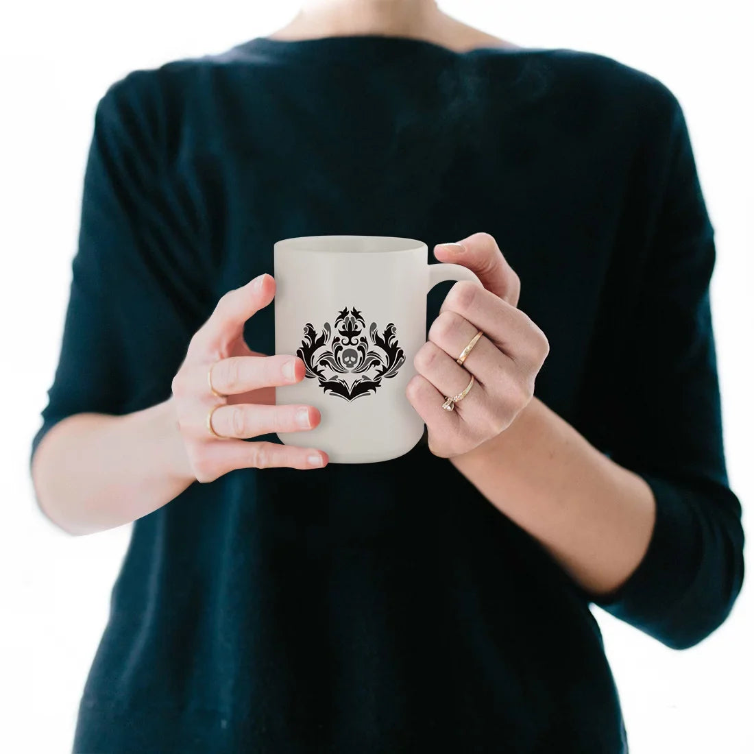 15oz - Of Ceramic A Right! I'm Course White Marysia! I'm White Mug,