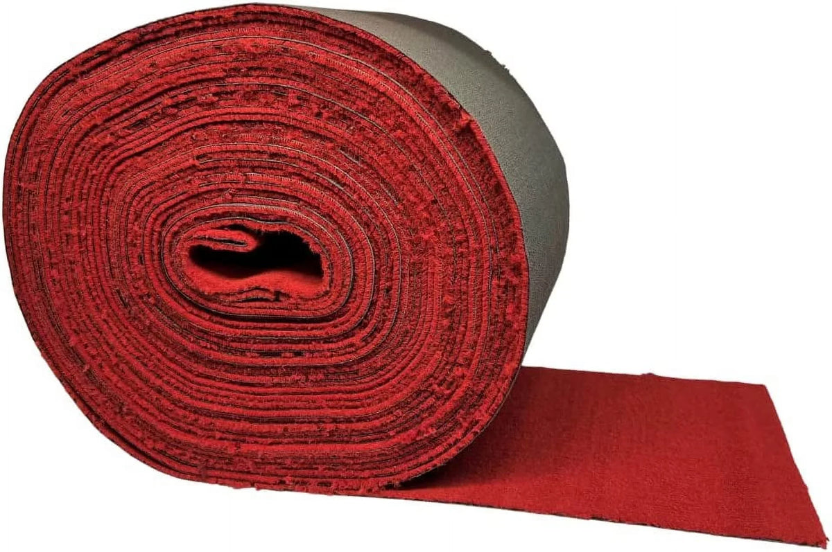 VIP by Bunk Red 12 100 Carpet. 1 Carpet Polypropylene feet Foote inches Trailer the Roll 20 X Real Tufted Carpet stabilized Ounces UV Boat