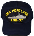 LSD-37 USS PORTLAND Veteran - HAT Business Owned NAVY - BLUE SHIP