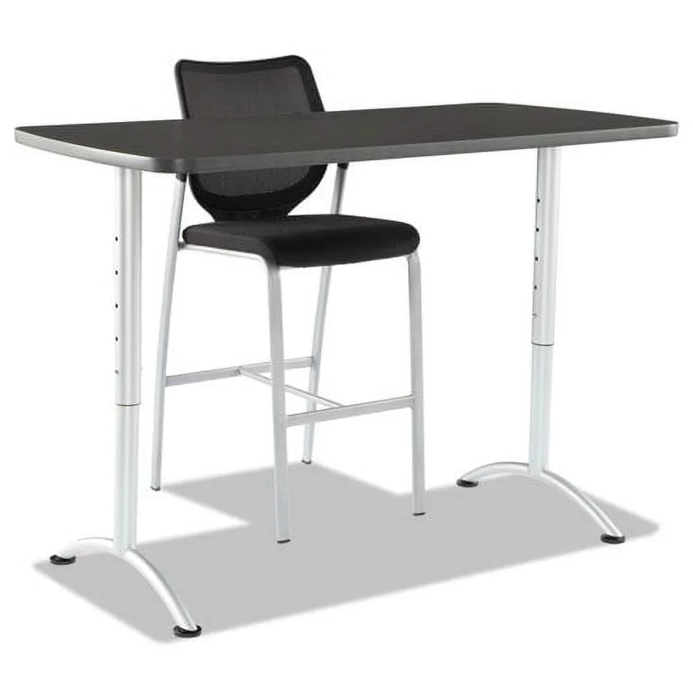 in. 30 in. ARC Rectangular Table 30 60 - x Height in. Adjustable x 42 - Graphite/Silver