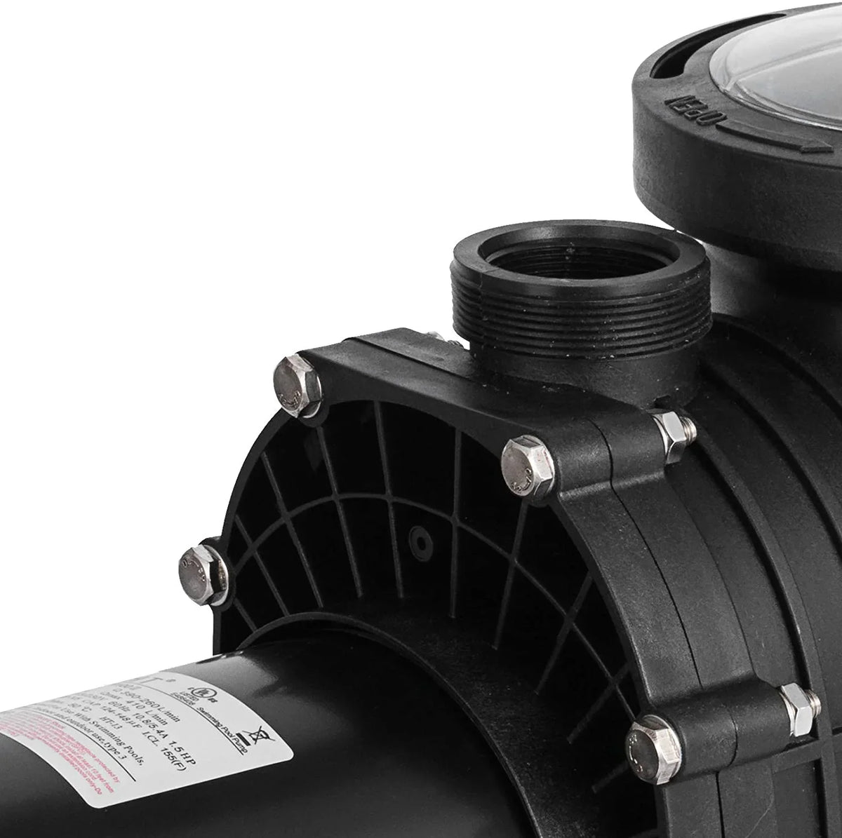Inground Single Upgraded Silent Pump, Swimming Dual Primming 60HZ Pump With Ground Basket Speed Above Strainer Pool 1100W Pool Pumps 110V/220V Voltage, Self Operation