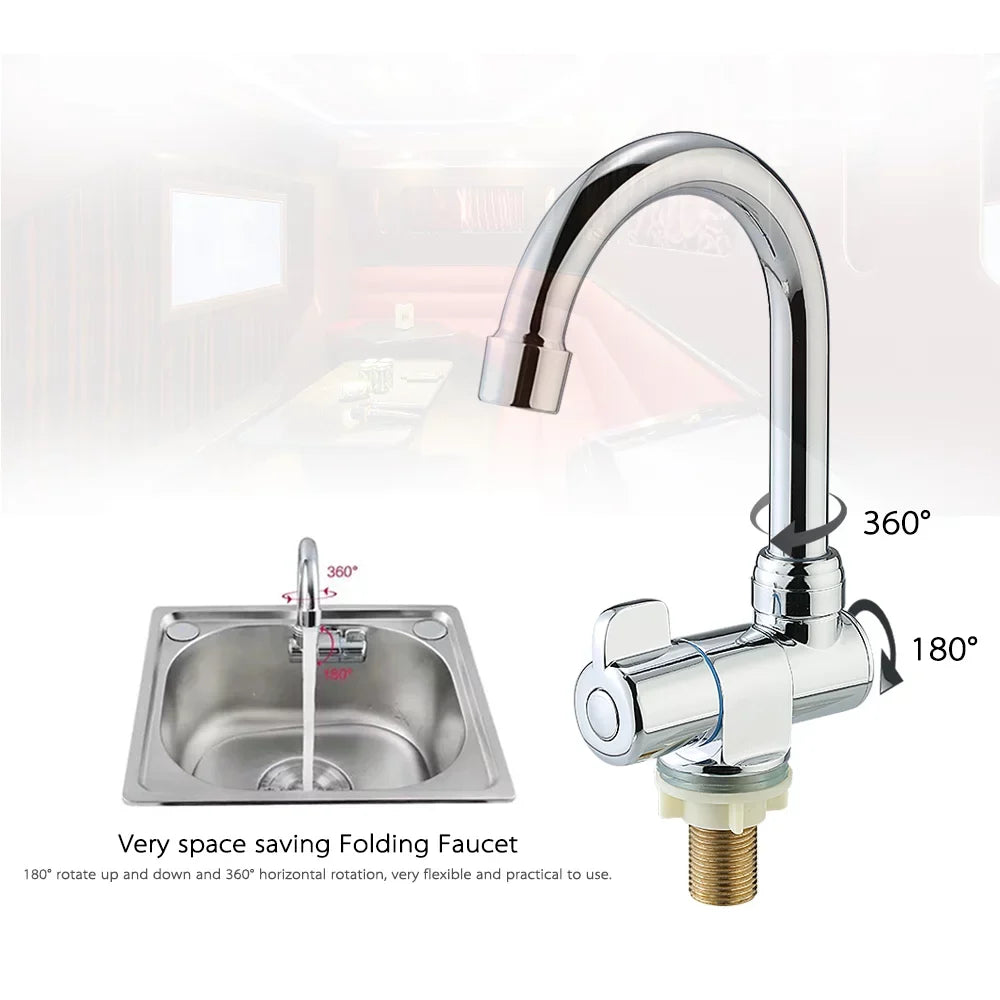 High-end Travel Camper Suzicca Deck/Wall Recreational Kitchen Trailer for Rotating Mounted RV Motorhome Vehicle