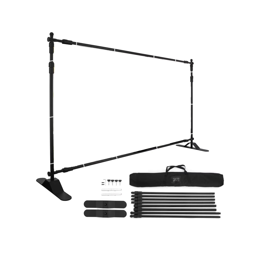 SHZOND Large x Photography Banner Banner 10 Support 8ft Backdrop Background Stand Stand Stand Kit,