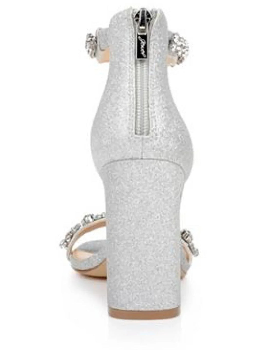 Heels Badgley Womens Satin Mischka Jewel Rhinestone Odessa