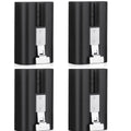 Battery Cam, Rechargeable Stick Plus/4, Compatible 4-Pack for with Ring Replacement 2/3/3 Doorbell Spotlight Backup 6040mAh 3.65V Doorbell Doorbell Cam, Camera, Up Batteries Video EBL Ring