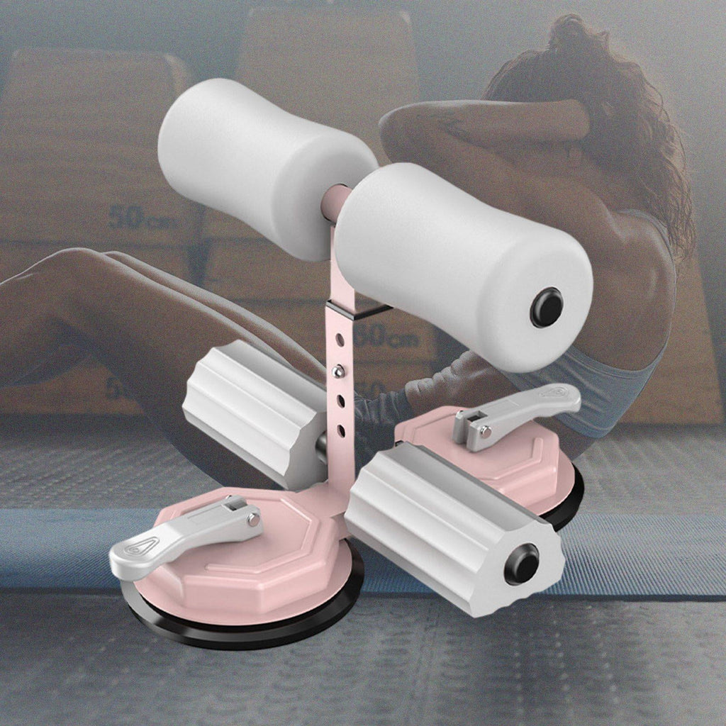 Cup - Abdominal Powerful Settings 3 Equipment Abs Gray Sitting Floor with Exercises Height Pink Suction Bar