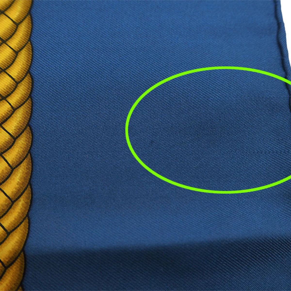 Tambour TAMBOURS HERMES (Good) Muffler Pre-Owned Blue LES 90 Taiko Hermes x Carre Red Scarf