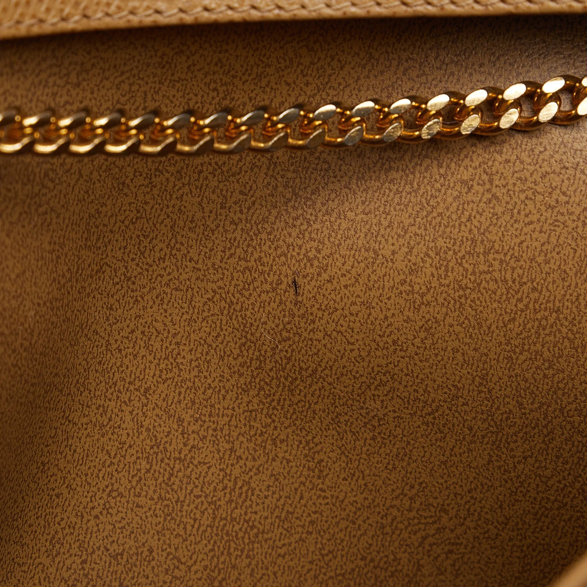 Brown (Good) Leather Crossbody Unisex Pre-Owned Calf Bag Authenticated Chain Dior Crossbody