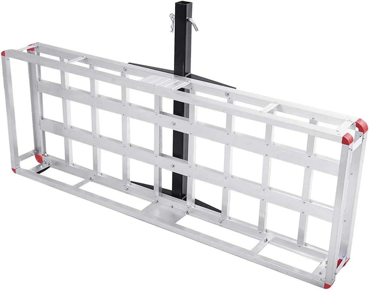 Receiver, x Vehicle Cargo Luggage Basket Car, Rack, Mount Carrier Hitch Trailer Capacity Cargo 7” 60” 22” x SUV, Fits 2” Aluminum for 500LBS Truck,