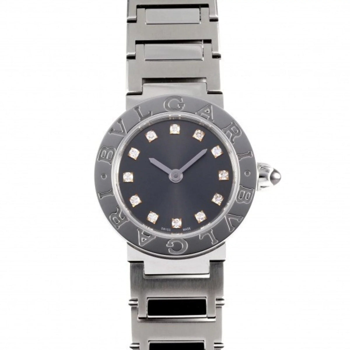 dial ladies (Good) gray Pre-Owned BVLGARI BBL23C6SS/12 watch Bulgari