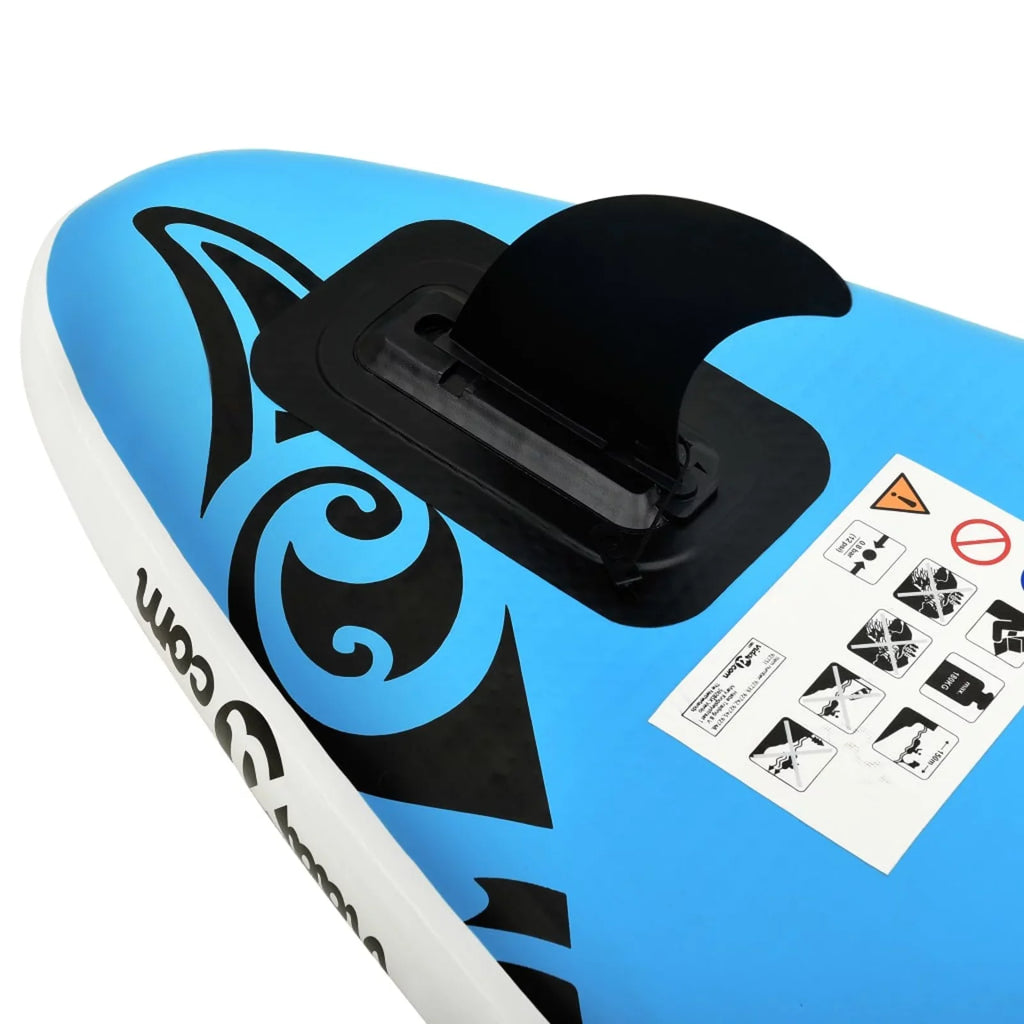 Blue Paddleboard 144.1"x29.9"x5.9" Set Inflatable Walmeck