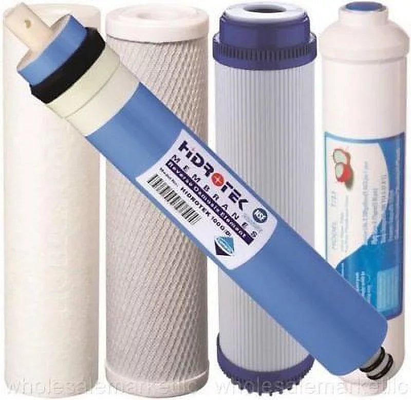 Osmosis 5 GPD Membrane Set Cartridges pcs Filter Replacement w/ RO 100 Reverse