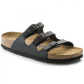 8-8.5 Sandal Florida Footbed 0053011 BIRKENSTOCK Black - BFL Narrow BLACK Women's Soft Birko-Flor