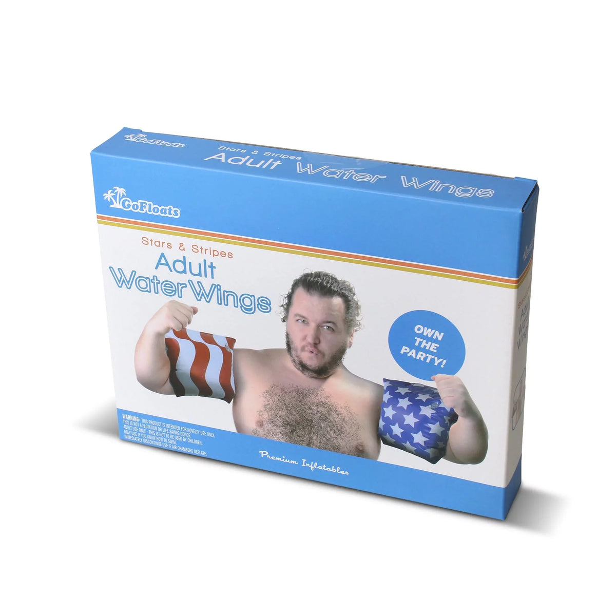 (Novelty Wing USE Pool liquid Own Flag ONLY) Adult The America GoFloats - Floaties