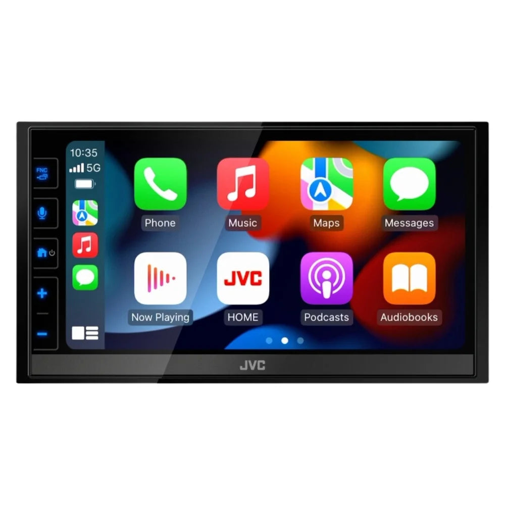 New Shallow-Chassis Receiver KW-M785BW Multimedia Camera with 6.8" Backup JVC