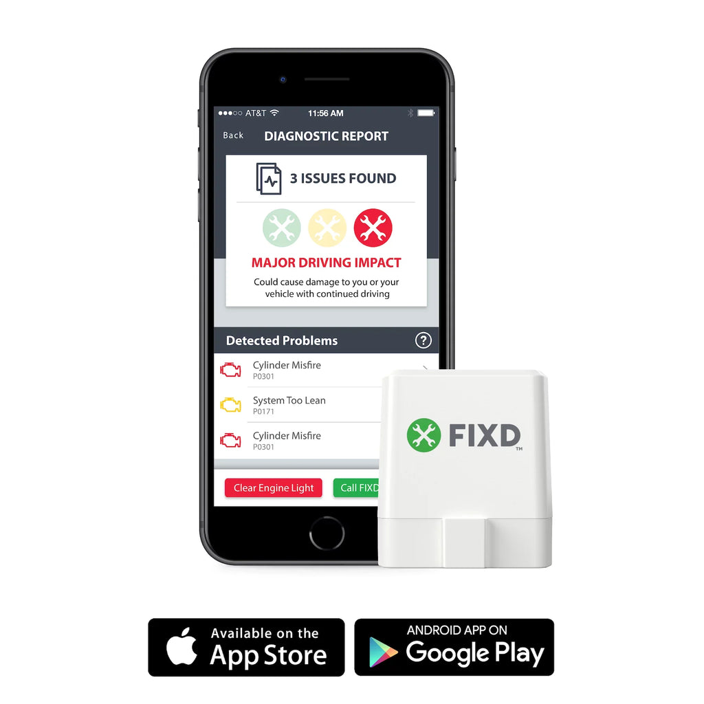 FIXD Active OBD-II Monitor II Gen Car-Health