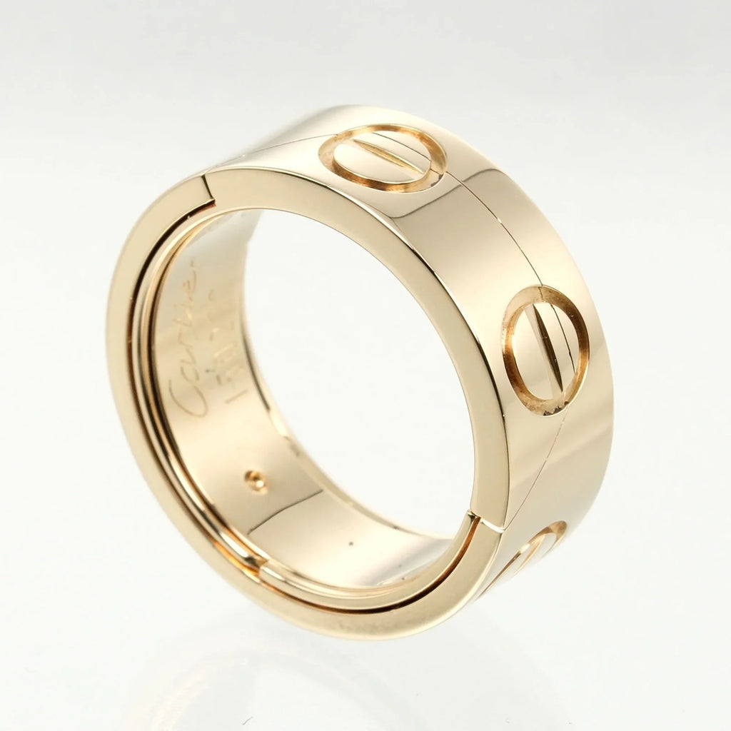 ring, Love YG dimension 9 gold, Astro yellow approx. (Good) Pre-Owned Cartier 11.68g I132124018 K18