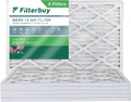 Filterbuy Pleated (6-Pack) Filters Furnace MERV HVAC 13 AC Air 10x24x1