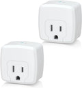 Smart with Mini Home No Control Certified, 2.4G Works HBN Only, with Required, ETL Function, Outlet Remote Hub Assistant, 15A, WiFi Alexa, Smart Plug WiFi 2-Pack Timer