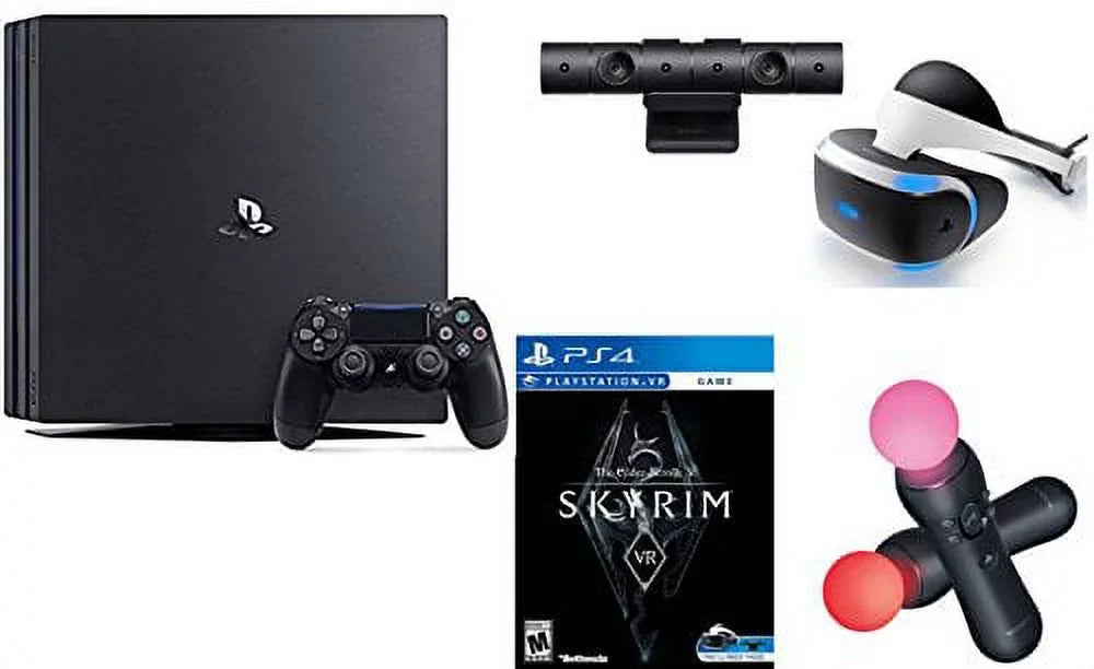 1TB Pro 4 PS4 Console PlayStation bundle + Bundle Pro : Skyrim VR