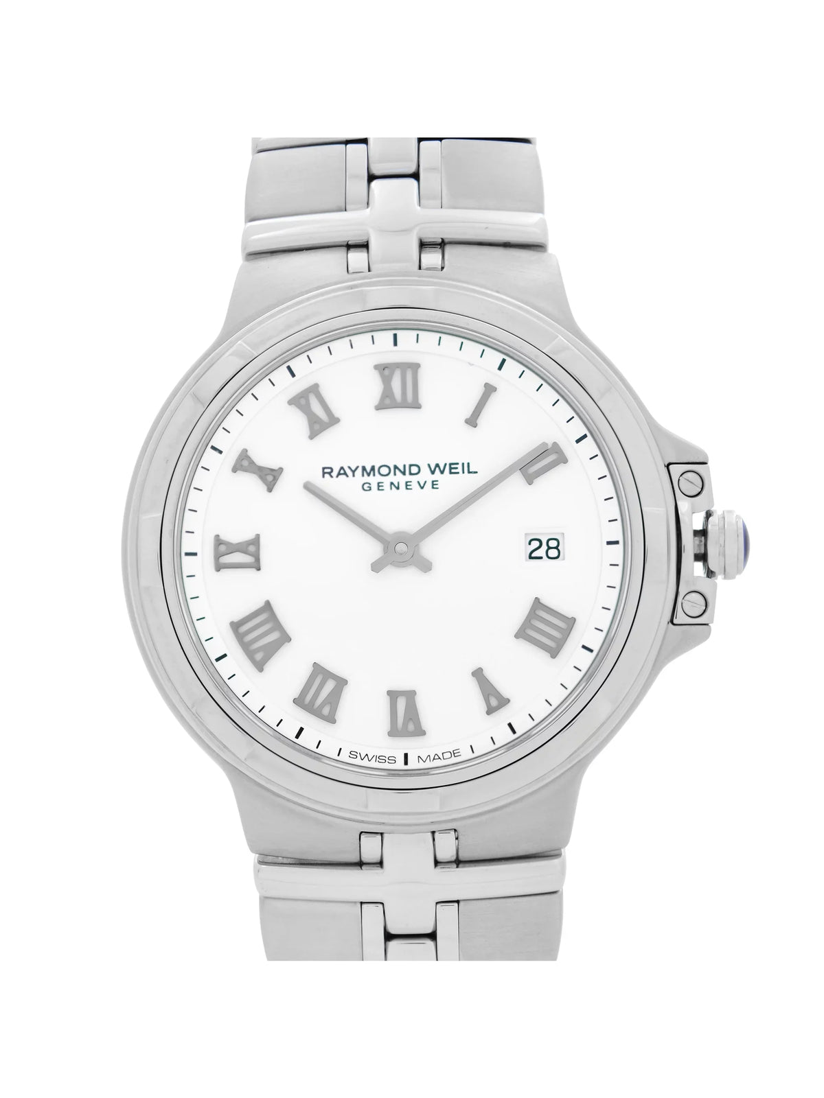 Weil 5180-ST-00300 Watch Parsifal Dial Ladies White Quartz Steel Raymond Roman