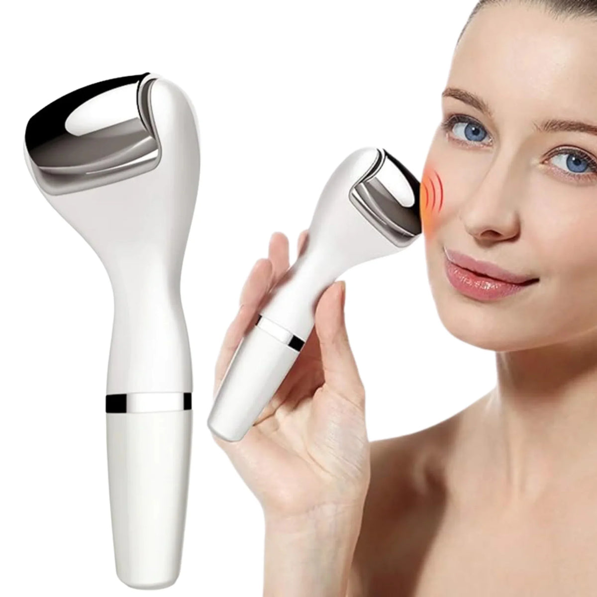 with Face Roller Stainless Body Steel Anti-Aging Massager TOUCHBeauty