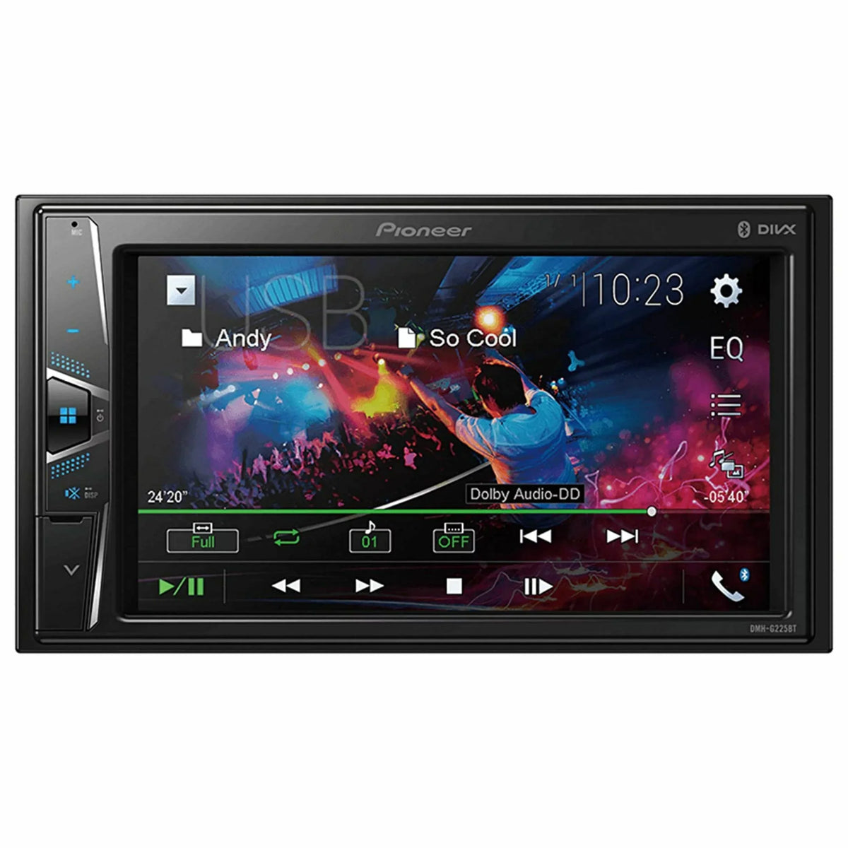 Pioneer with inch DMH-220EX - WVGA 6.2 Display Digital Receiver Multimedia