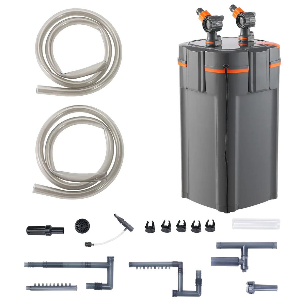 Aquarium 10w 55 UV SKYSHALO Lamp Gallon Quiet Canister Fish Tank Filter