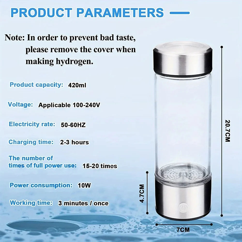Ionizer liquid liquid Appliance Home, Hydrogen-Rich Masslatie Antioxidant Filter for Bottle