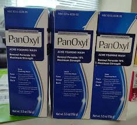Acne PanOxyl 3) Foaming (Pack Wash 10% 5.5 of oz