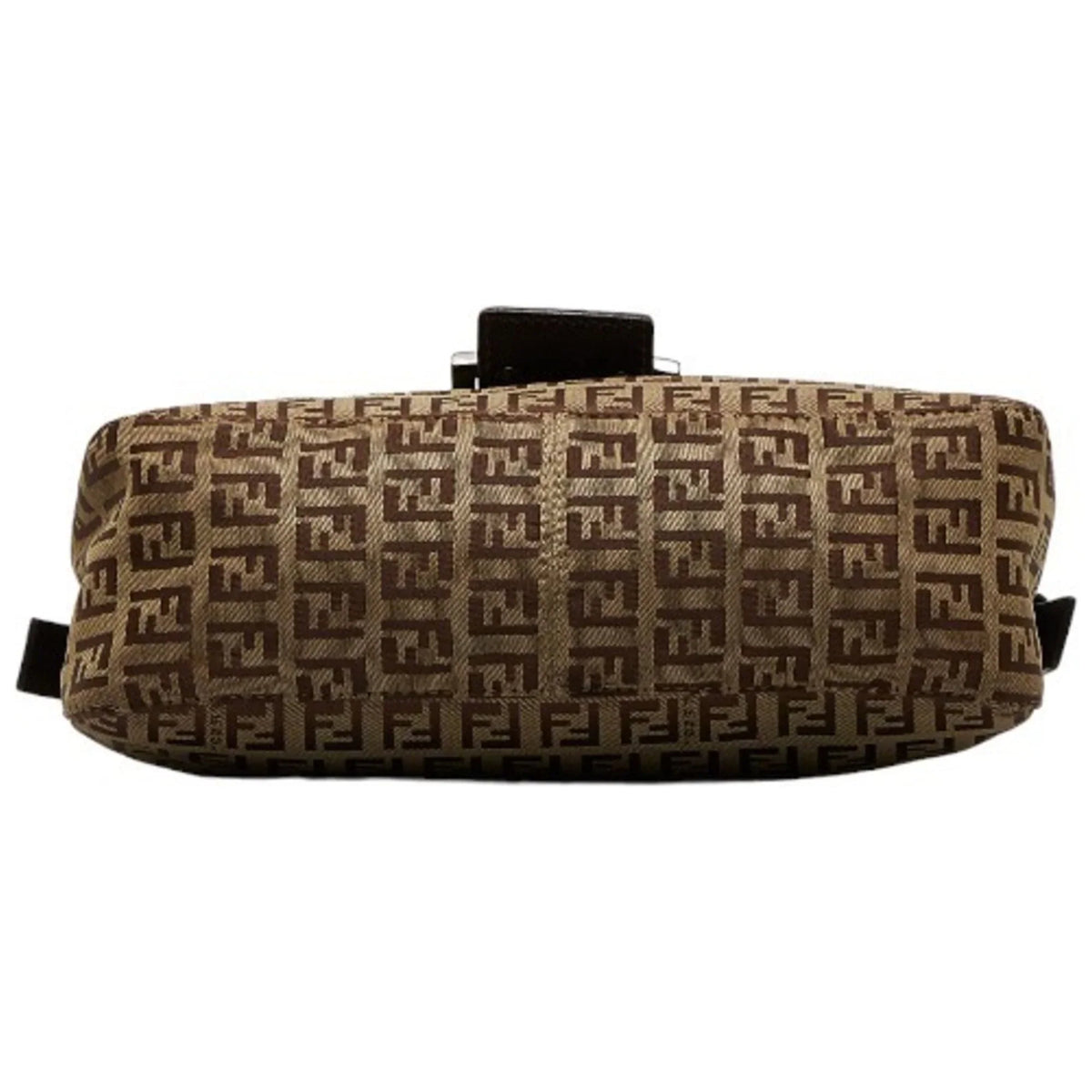 Women's Bucket Zucchino Mamma Bag Leather Pre-Owned Shoulder FENDI 8BR003 Canvas Brown (Fair)