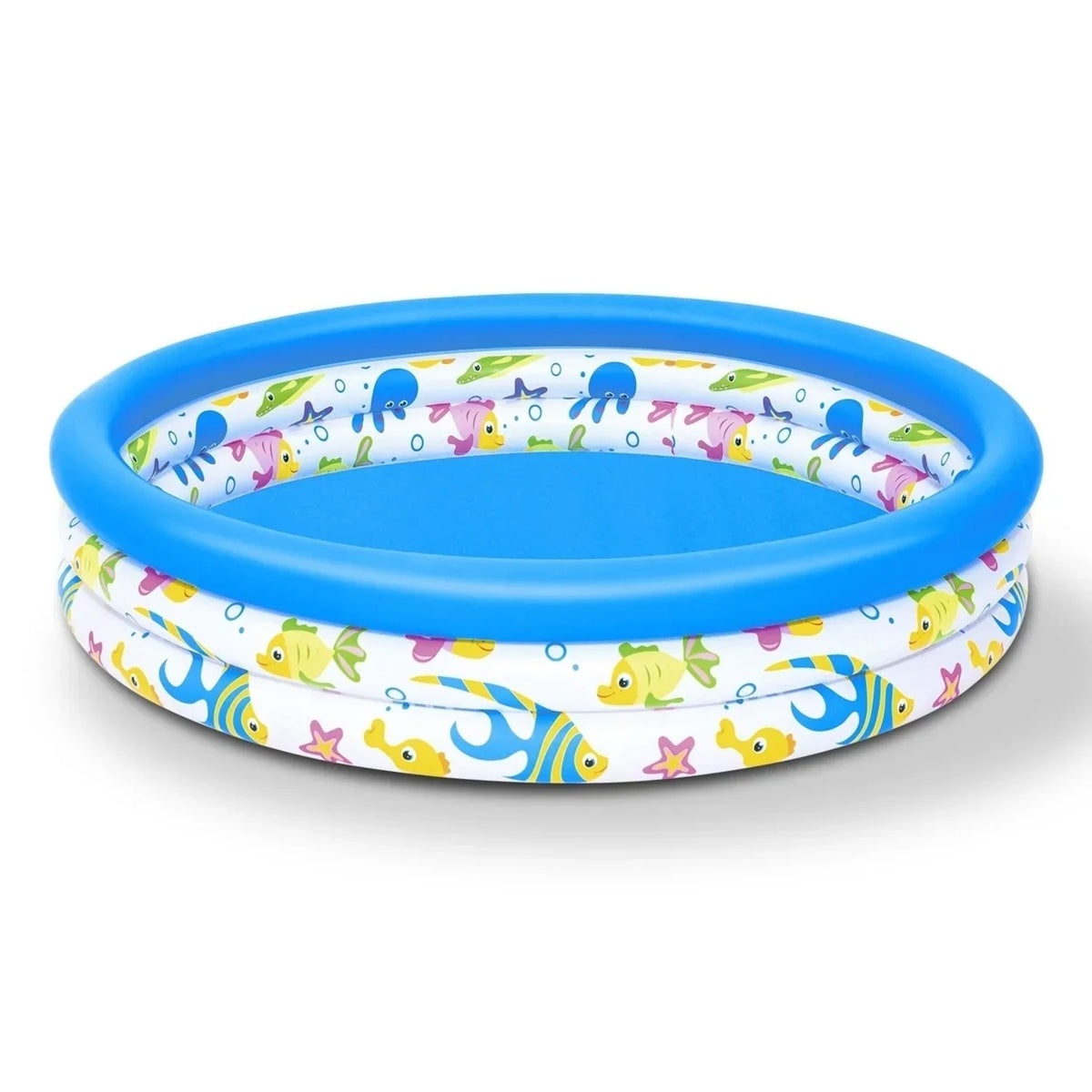 Up Pool Pool Pool Foldable 2 Center For Swim Blow Ball Swimming Inflatable Kids 48x10In Family