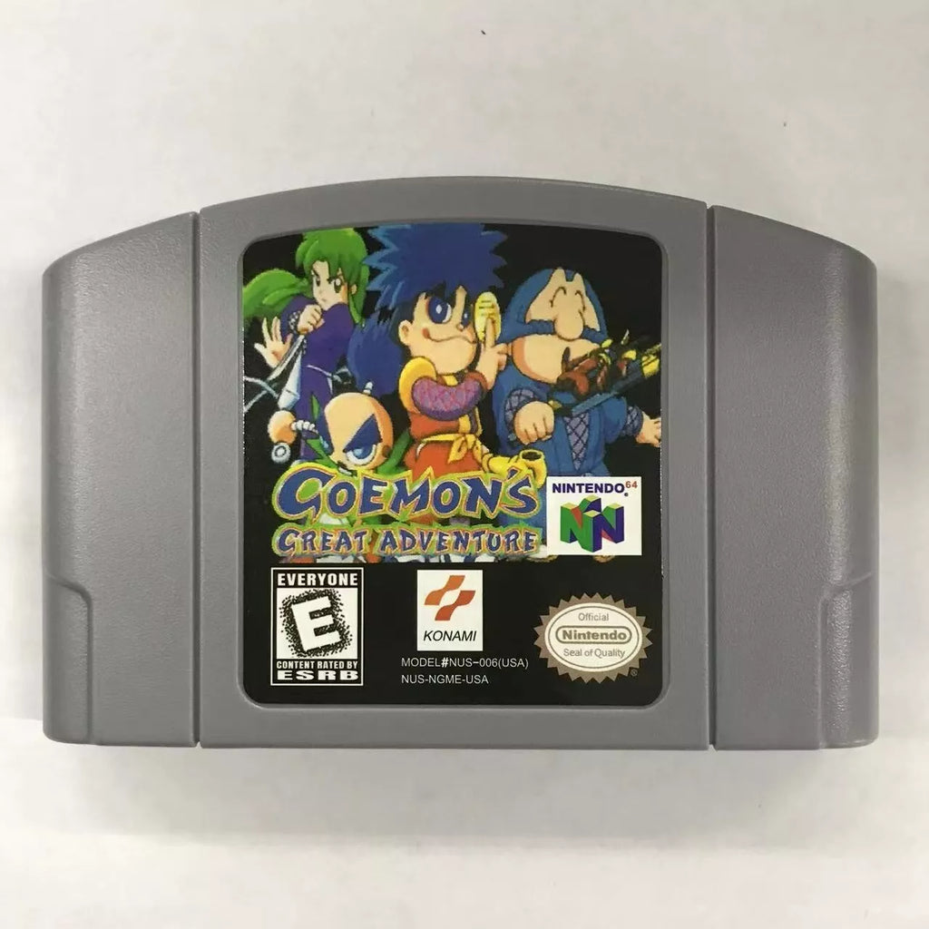 Video for N64 Great Boy- Adventure Card Goemon's Game Cassette Game Nintendo