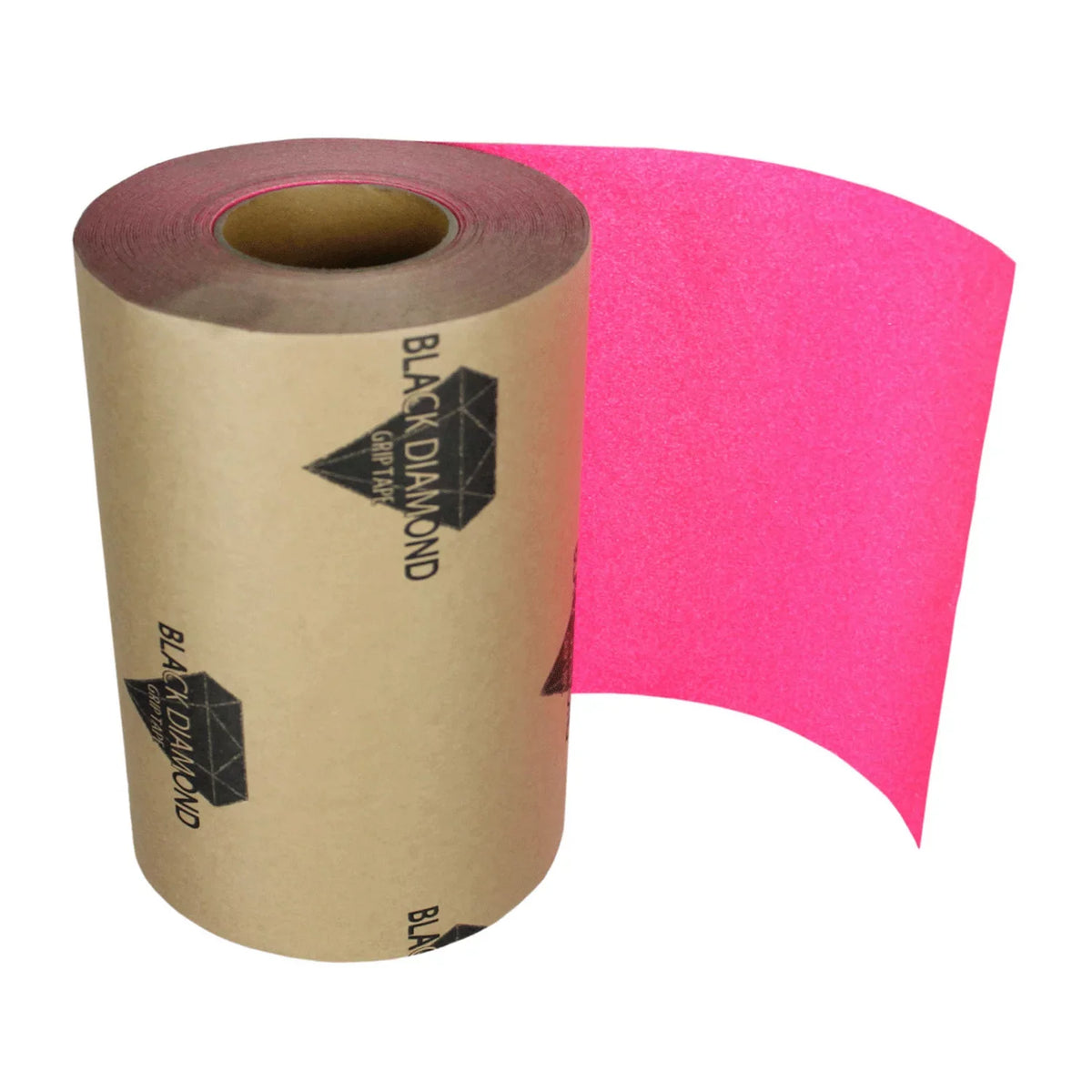60' Pink Neon Roll 10" Diamond x Skateboard Longboard Black Grip and